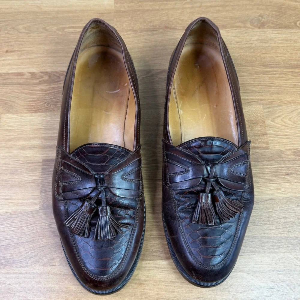 Johnston & Murphy Chello Mens Shoes Made‎ In Italy 9.5M